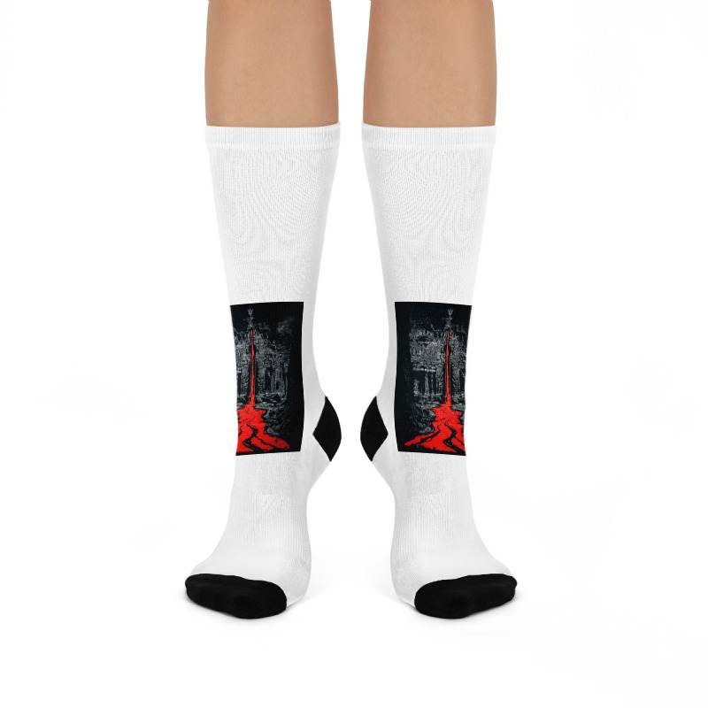 Temple Of The Bleeding Trident, Shiva, Trishul, Temple Of The Bleeding Crew Socks | Artistshot