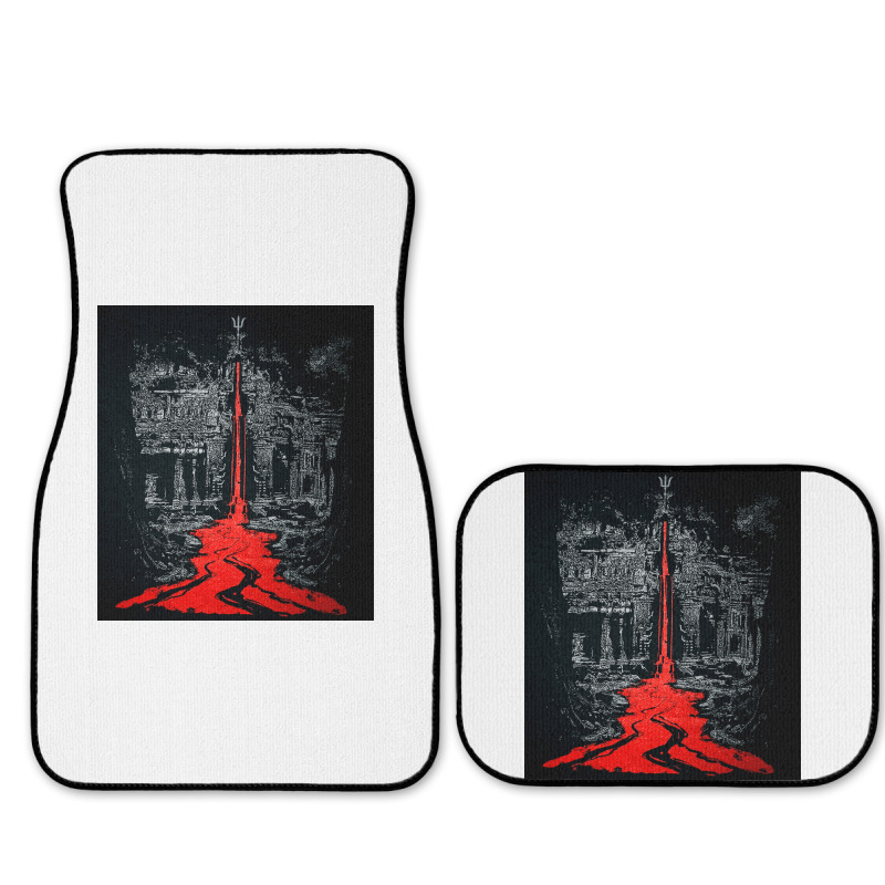 Temple Of The Bleeding Trident, Shiva, Trishul, Temple Of The Bleeding Full Set Car Mats | Artistshot