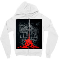 Temple Of The Bleeding Trident, Shiva, Trishul, Temple Of The Bleeding Zipper Hoodie | Artistshot