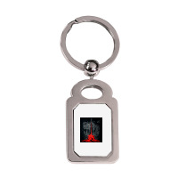 Temple Of The Bleeding Trident, Shiva, Trishul, Temple Of The Bleeding Silver Rectangle Keychain | Artistshot