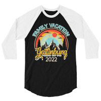 Tennessee Smoky Mountains Family Vacation Gatlinburg 2022 T Shirt 3/4 Sleeve Shirt | Artistshot