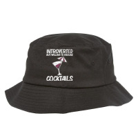 Womens Cool Cocktail For Men Women Mixology Bartender Mixologist V Nec Bucket Hat | Artistshot