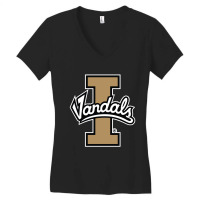 Vandals  Idaho Football Women's V-neck T-shirt | Artistshot