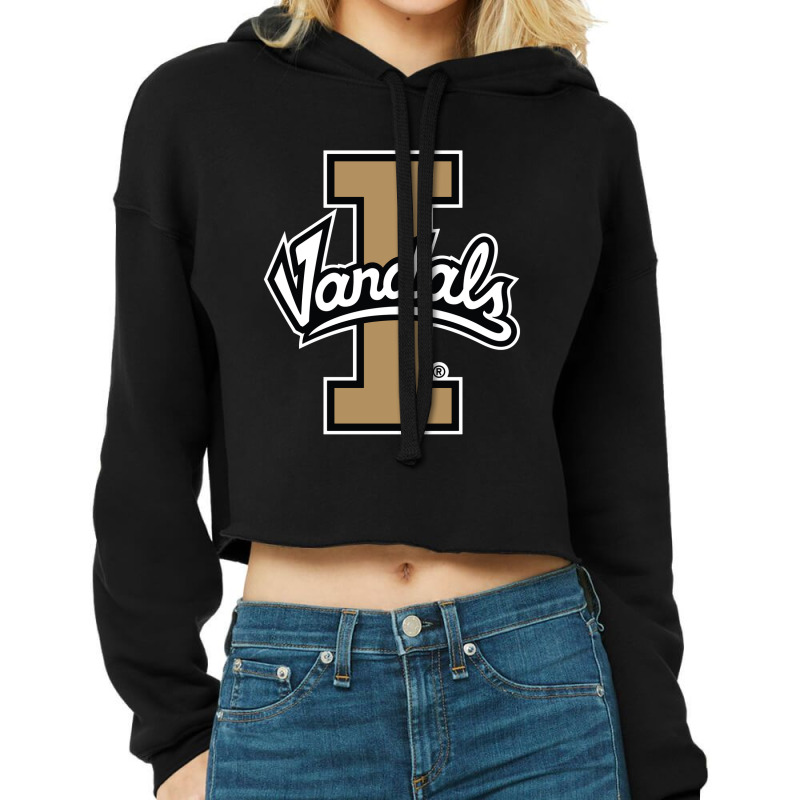 Vandals  Idaho Football Cropped Hoodie | Artistshot