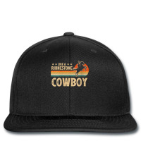 Womens Funny Western Life Rodeo Country Like A Rhinestone Cowboy V Nec Printed Hat | Artistshot