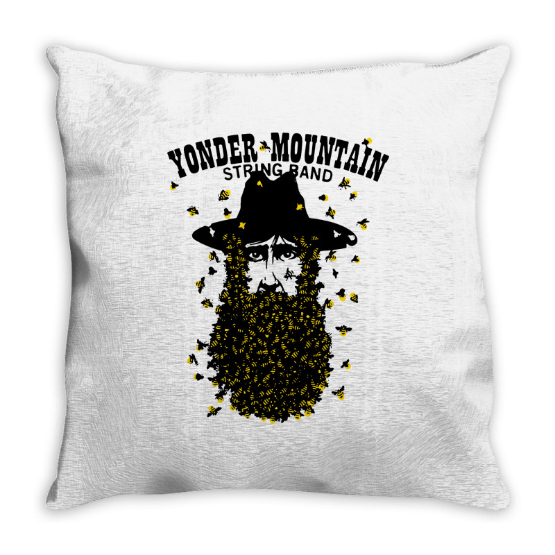 Yonder Mountain String Throw Pillow | Artistshot