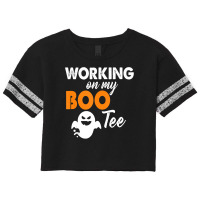 Funny Working On My Bootee Halloween Booty Glutes Scorecard Crop Tee | Artistshot