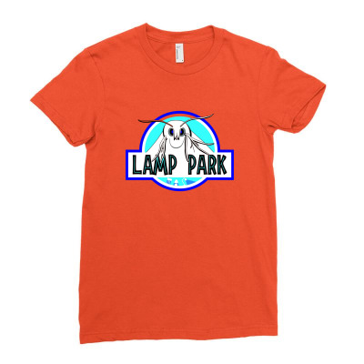 Lamp Park (moth Lamp) Ladies Fitted T-shirt Designed By Ik4