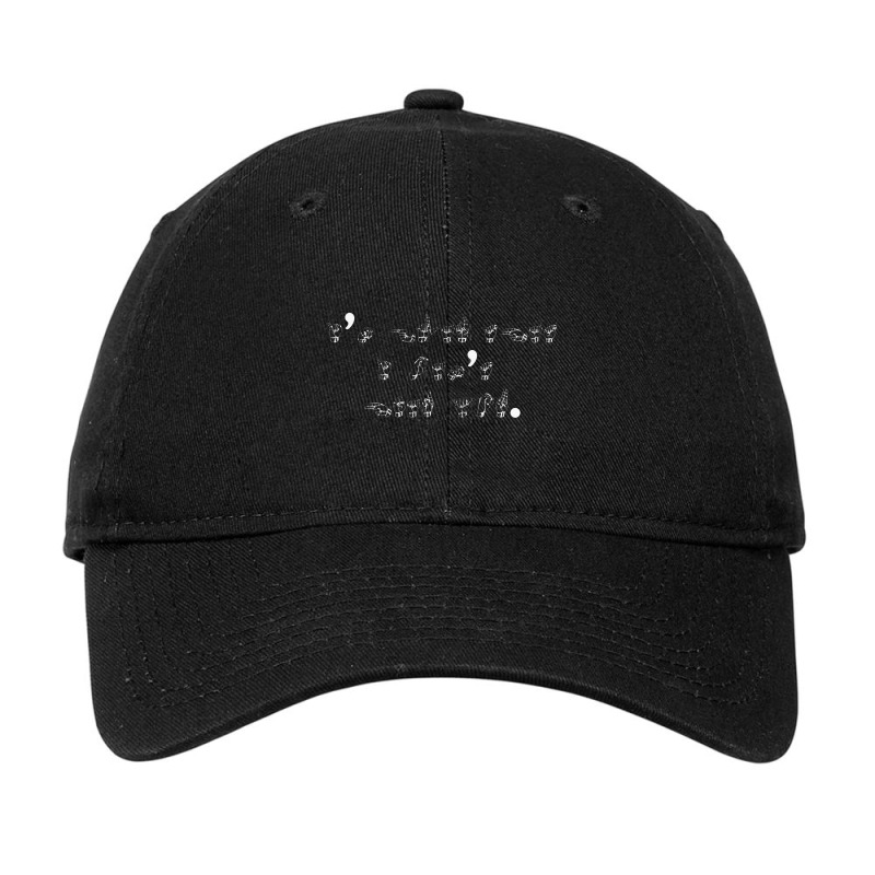 I'm Glad That I Can't Hear You (white)    American Sign Language Adjustable Cap by cm-arts | Artistshot