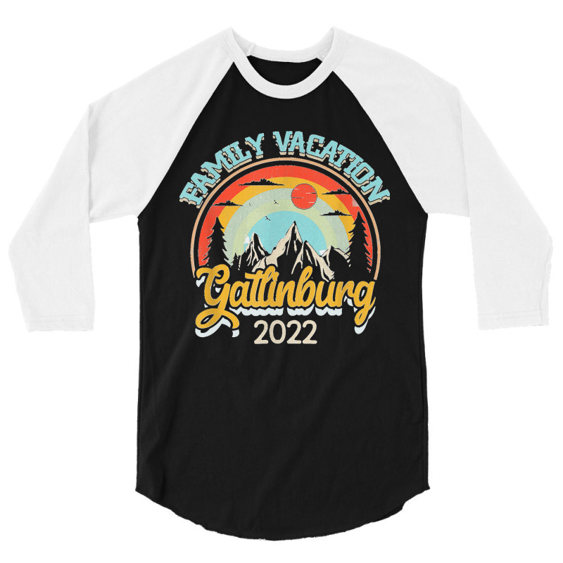 Tennessee Smoky Mountains Family Vacation Gatlinburg 2022 T Shirt 3/4 Sleeve Shirt | Artistshot