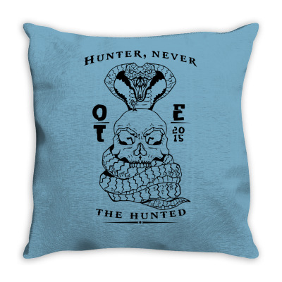 Ote Hunter Never The Hunter Throw Pillow Designed By Icang Waluyo