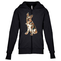 Love My Dogs Youth Zipper Hoodie | Artistshot