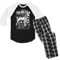 Dalmatian Dog Lovers Clubs, Dalmatian Dog Lovers Clubs Vintage, Dalmat Men's 3/4 Sleeve Pajama Set | Artistshot