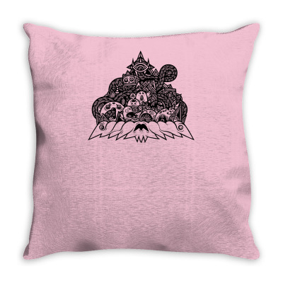 Ilumination Doodle Throw Pillow Designed By Icang Waluyo