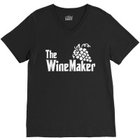 The Wine Maker Vinyard Winery Wine Making Grapes Winemaker V-neck Tee | Artistshot