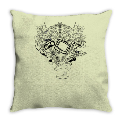 Magic Hat Of Social Throw Pillow Designed By Icang Waluyo