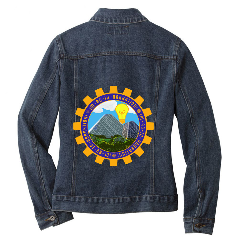 Imagination!    Epcot Center Ladies Denim Jacket by cm-arts | Artistshot