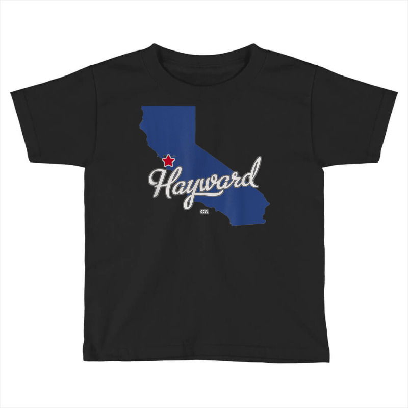 Hayward California Ca Map T Shirt Toddler T-shirt | Artistshot