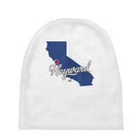 Hayward California Ca Map T Shirt Baby Beanies | Artistshot