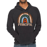 Principal Rainbow Appreciation Day Hello Back To School Vintage Hoodie | Artistshot