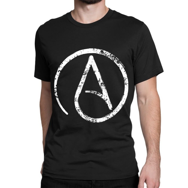 Atheism, Atheist Symbol, Secular, Humanist, Anti Religion Classic T-shirt by NikoPittman | Artistshot