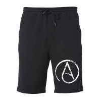 Atheism, Atheist Symbol, Secular, Humanist, Anti Religion Fleece Short | Artistshot