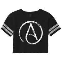 Atheism, Atheist Symbol, Secular, Humanist, Anti Religion Scorecard Crop Tee | Artistshot