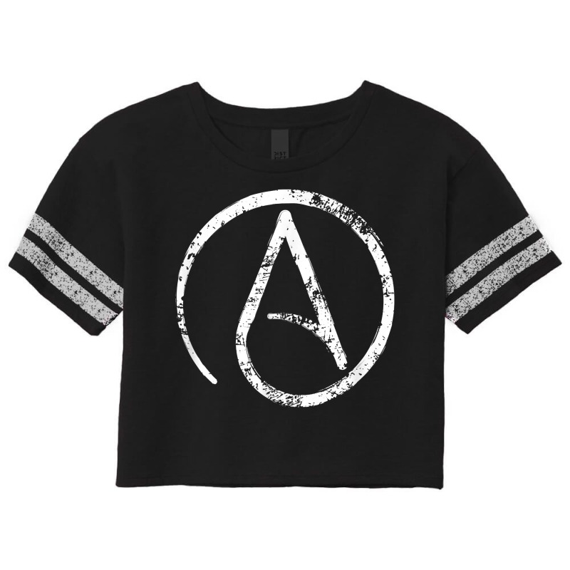 Atheism, Atheist Symbol, Secular, Humanist, Anti Religion Scorecard Crop Tee by NikoPittman | Artistshot