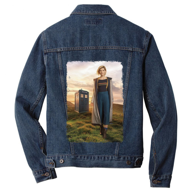 Funny Men Dóctór Love Whó Call Me Men Denim Jacket | Artistshot