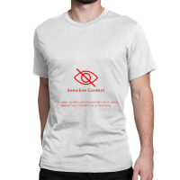 Sensitive Content Classic T-shirt | Artistshot