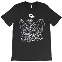 Bat Skeleton And Chicorys, Bat Skeleton And Chicorys Vintage, Bat Skel T-shirt | Artistshot