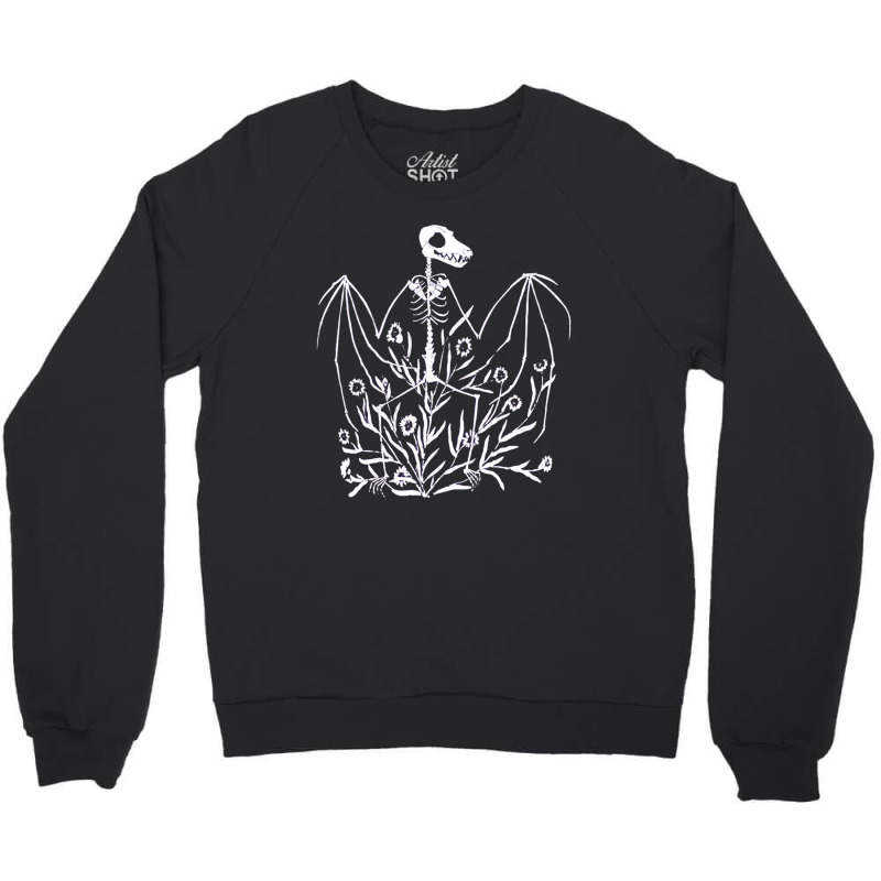 Bat Skeleton And Chicorys, Bat Skeleton And Chicorys Vintage, Bat Skel Crewneck Sweatshirt by SHNCKDFM | Artistshot