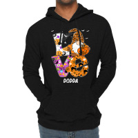 Love Poppa Halloween Gnome Pumpkin Spooky Season Lightweight Hoodie | Artistshot