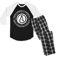 Atheist Atheism Symbol Rational Philosophy Science Men's 3/4 Sleeve Pajama Set | Artistshot