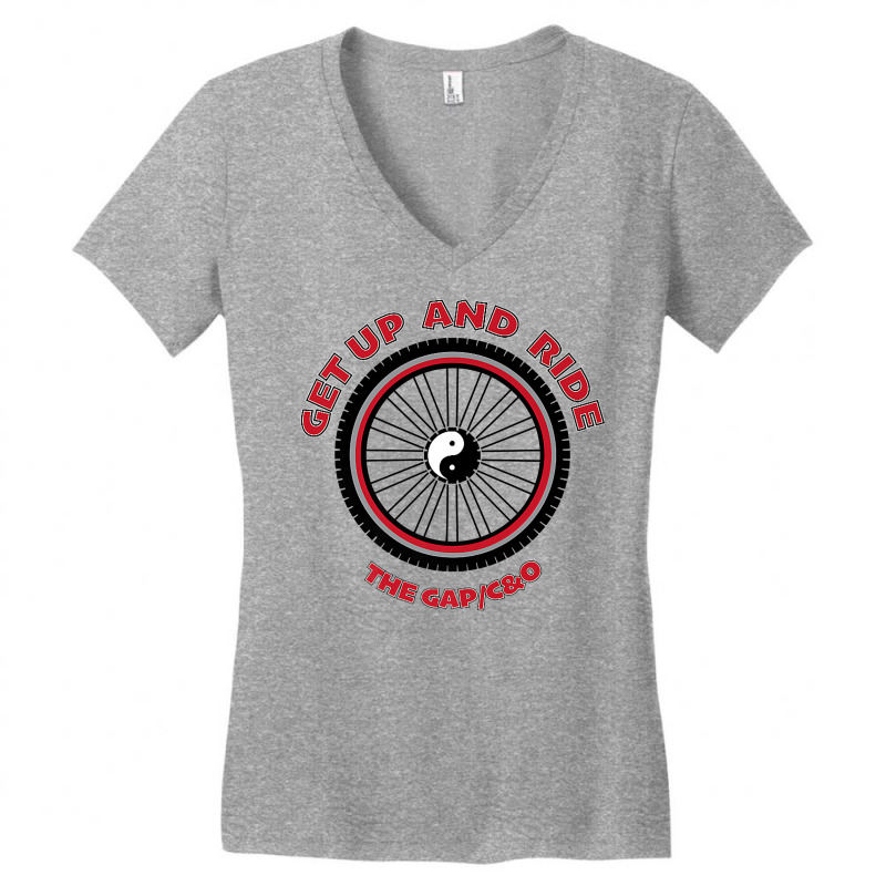 Get Up And Ride The Gap And C&o Canal (book) Premium T Shirt Women's V-Neck T-Shirt by cm-arts | Artistshot