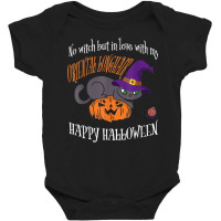 Oriental Longhair   Cat Lover Not A Witch Funny Halloween Baby Bodysuit | Artistshot