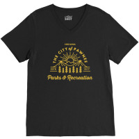 Pawnee Parks & Recreation Department V-neck Tee | Artistshot