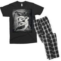 Dante And Virgils, Dante And Virgils Vintage, Dante And Virgils Art, D Men's T-shirt Pajama Set | Artistshot