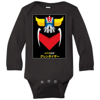 Ufo Robot, Ufo Robots, Ufo, Robot, The Ufo Robot, Ufo Robot Art, Ufo R Long Sleeve Baby Bodysuit | Artistshot