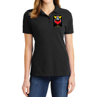 Ufo Robot, Ufo Robots, Ufo, Robot, The Ufo Robot, Ufo Robot Art, Ufo R Ladies Polo Shirt | Artistshot