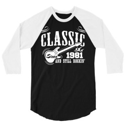 Classic Since 1981 3/4 Sleeve Shirt | Artistshot