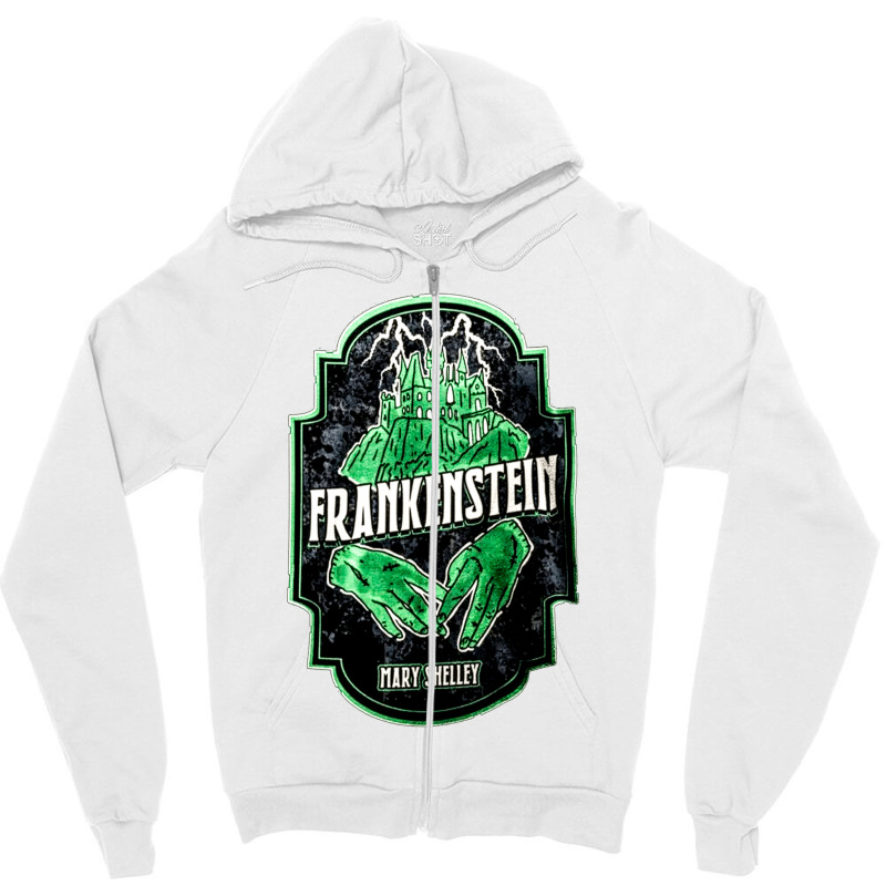 Mary Shelley's Frankenstein, Mary Shelley's Frankenstein Vintage, Mary Zipper Hoodie | Artistshot