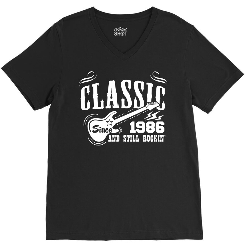 Classic Since 1986 V-neck Tee | Artistshot