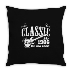 Classic Since 1986 Throw Pillow | Artistshot