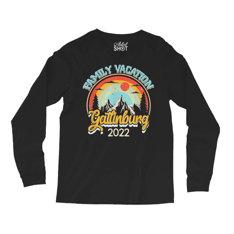 Tennessee Smoky Mountains Family Vacation Gatlinburg 2022 T Shirt Long Sleeve Shirts | Artistshot