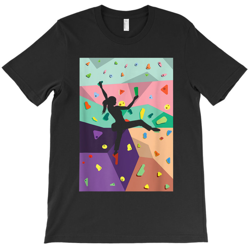 Wall Climbing Indoor Rock Climbers Action Sports Alpinism T-shirt | Artistshot