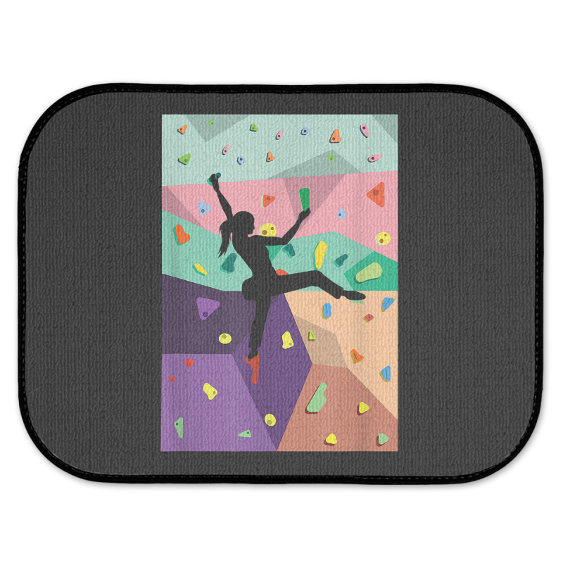 Wall Climbing Indoor Rock Climbers Action Sports Alpinism Rear Car Mat | Artistshot