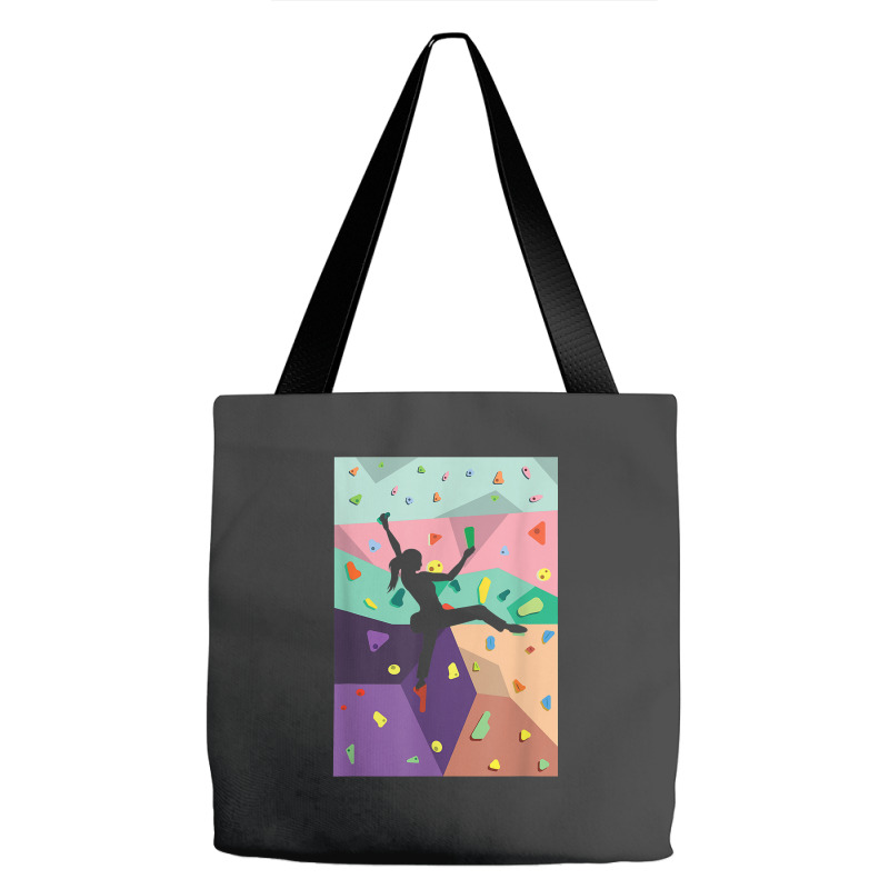 Wall Climbing Indoor Rock Climbers Action Sports Alpinism Tote Bags | Artistshot