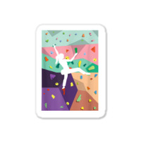 Wall Climbing Indoor Rock Climbers Action Sports Alpinism Sticker | Artistshot