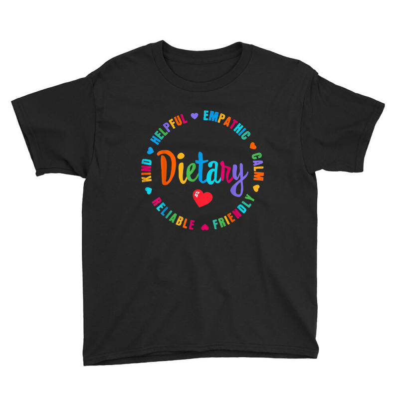 Dietary Appreciation Week Healthcare Workers Women Dietitian Youth Tee by RandiCrystalGraber | Artistshot